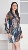 Savayah Blue Bodycon Mini Dress