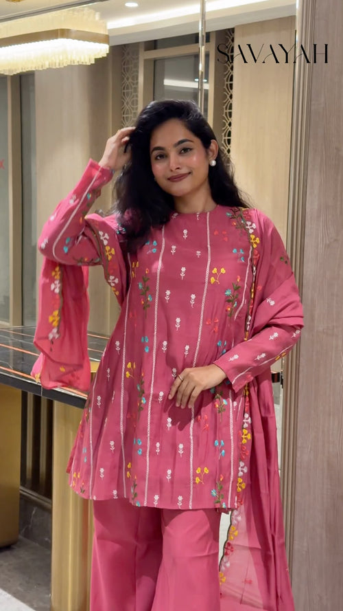 mul chanderi cotton suit